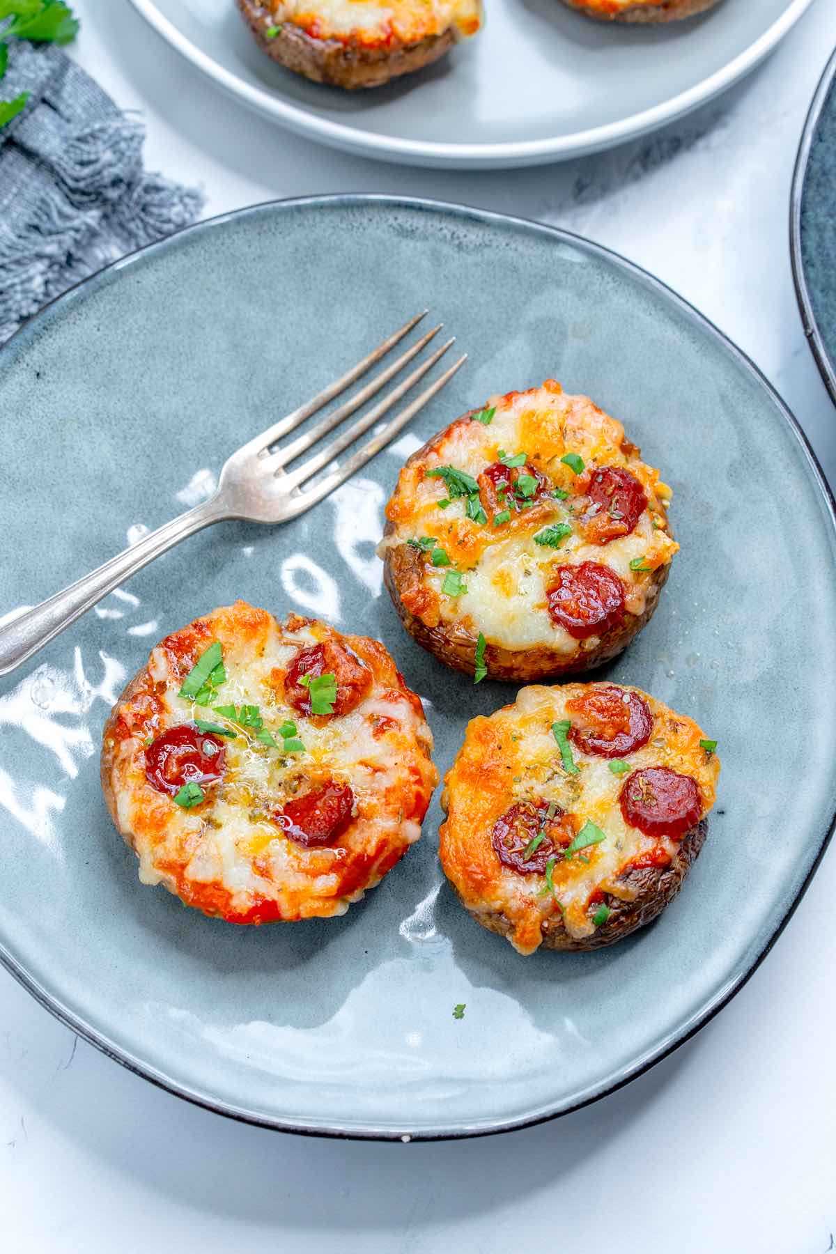 low carb stuffed mushrooms.