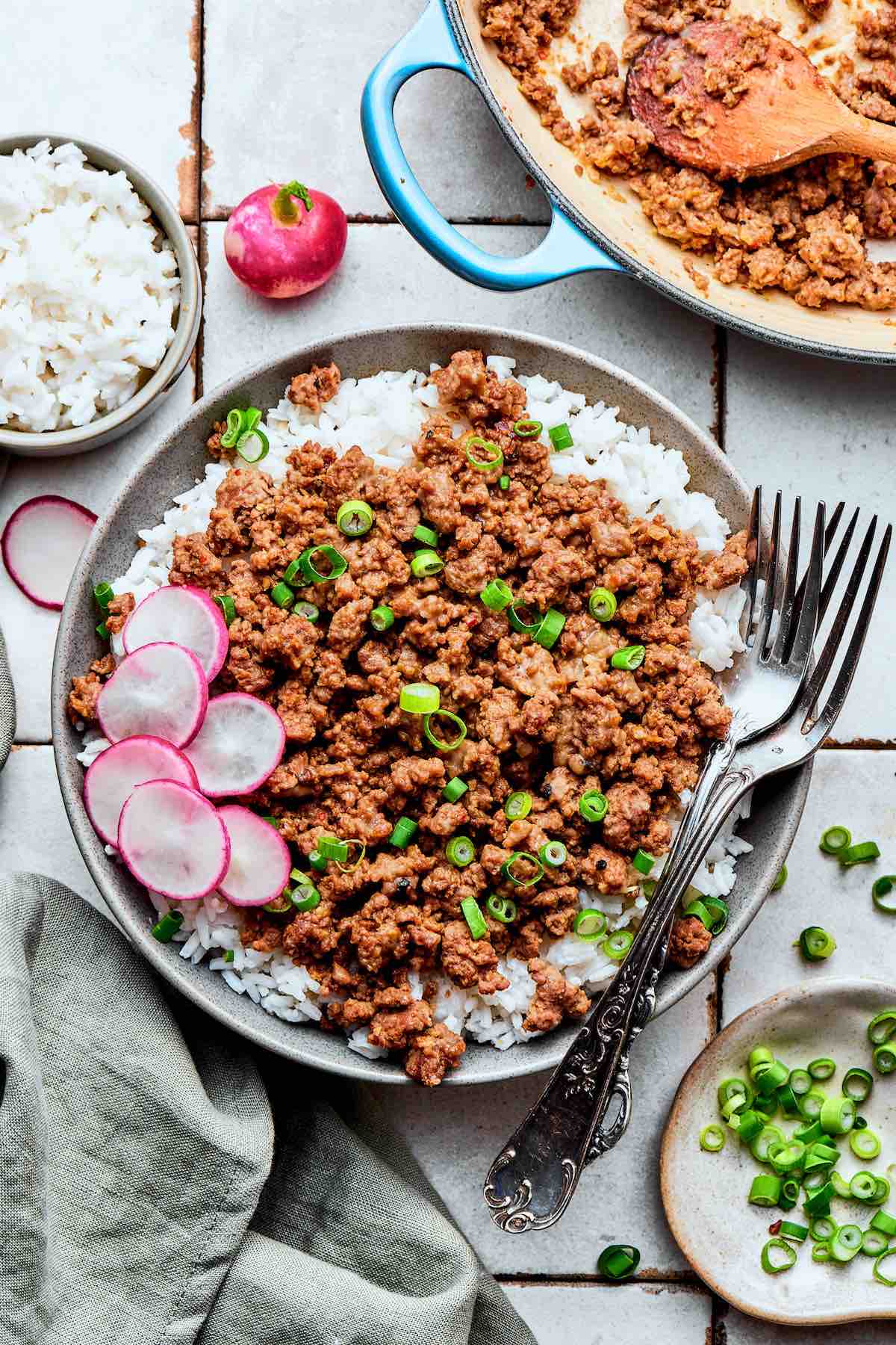 Korean beef bowl.