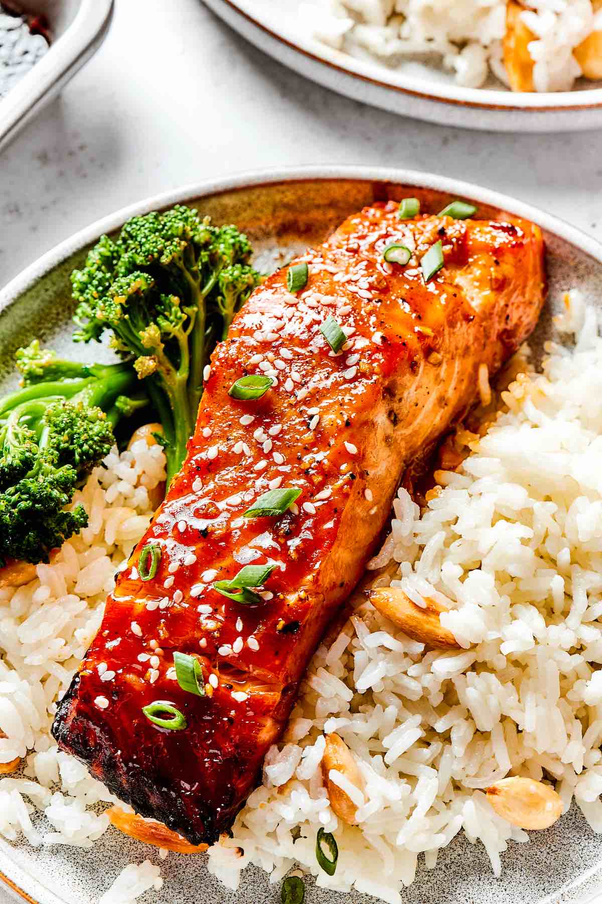 miso glazed salmon.