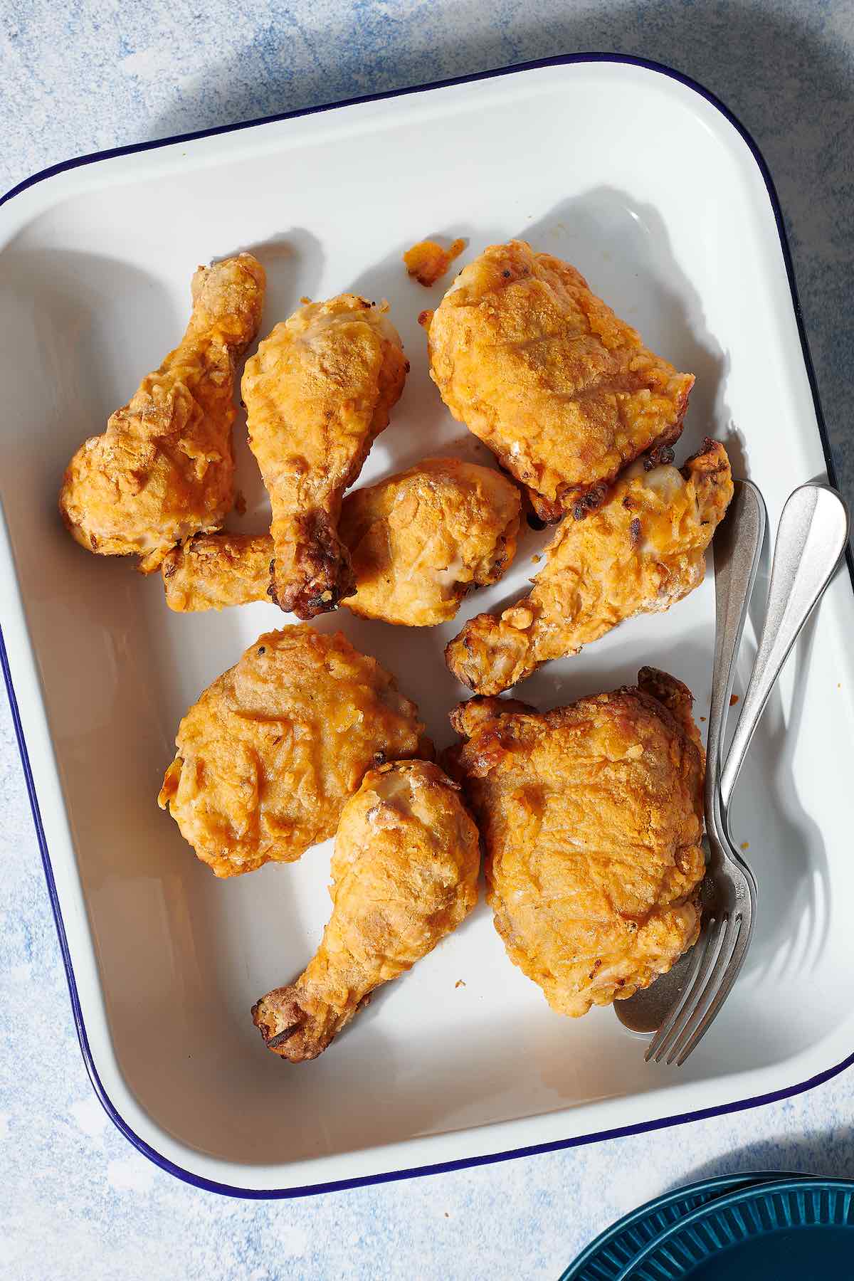 oven fried chicken.