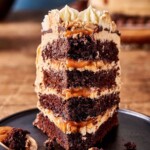 snickers cake recipe.