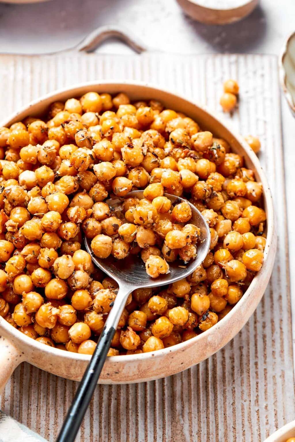 Truly Crispy Air Fryer Chickpeas - The Big Man's World