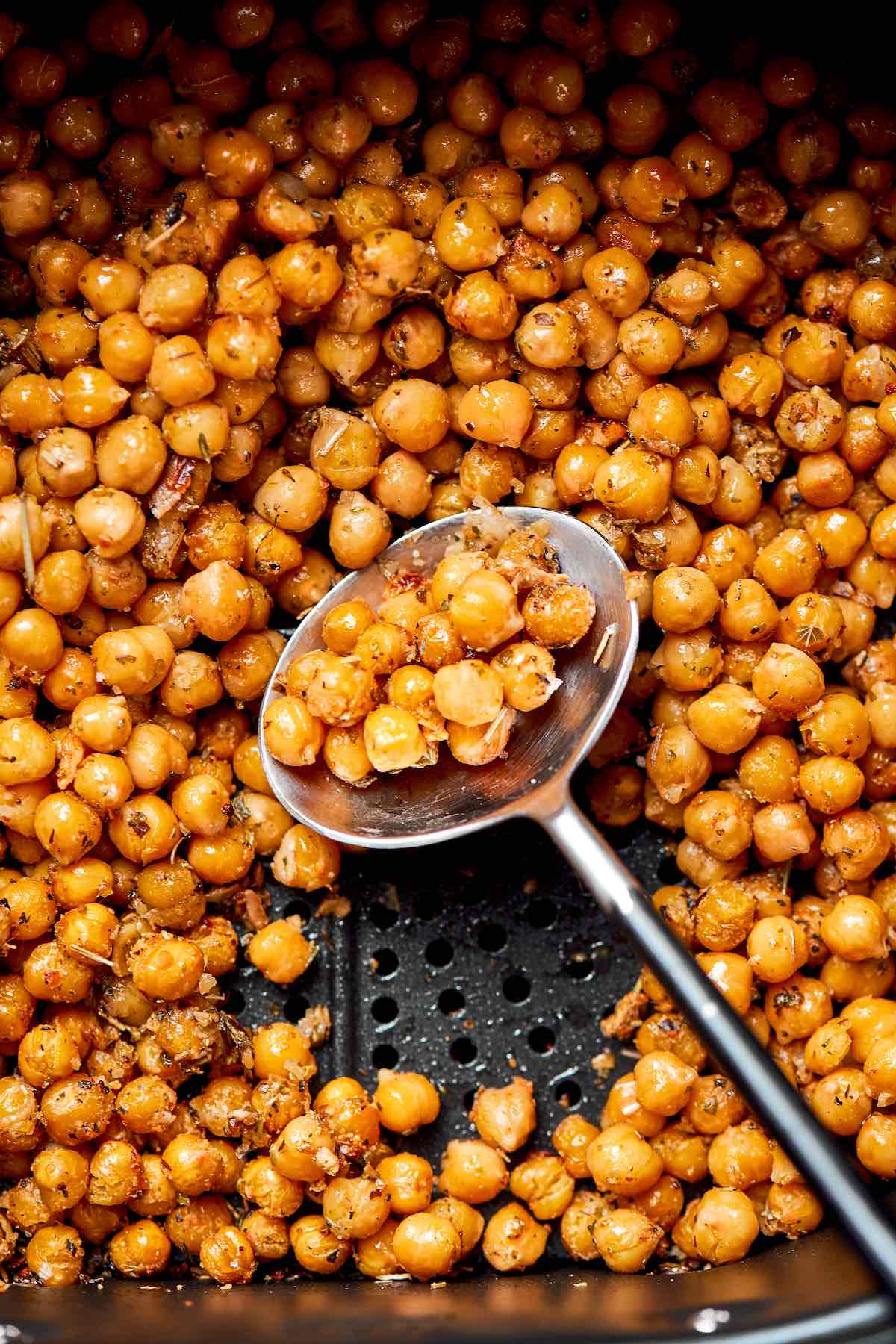 air fried chickpeas.