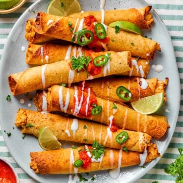 air fryer taquitos recipe.