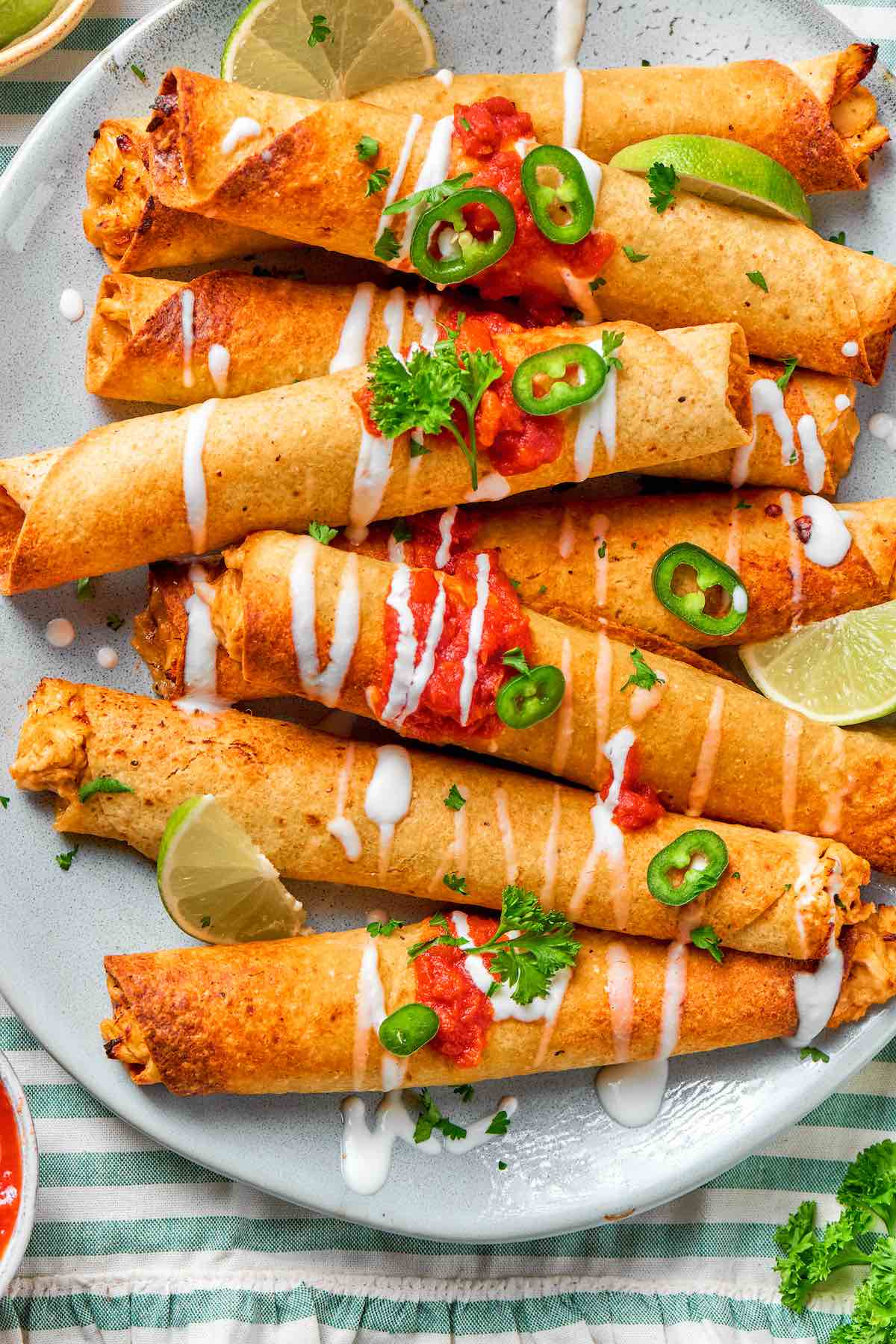 air fryer taquitos recipe.