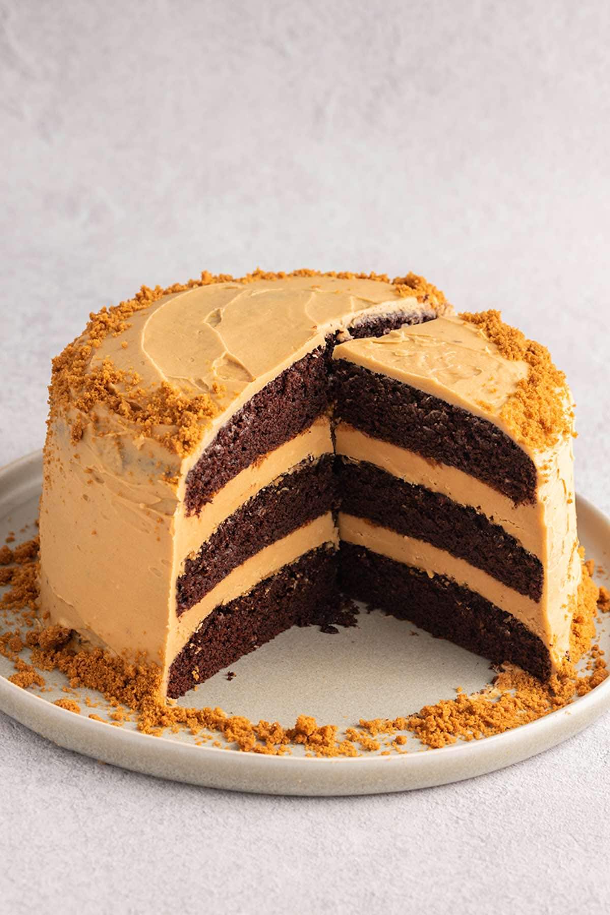 Biscoff cake.