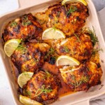 crispy baked chicken thighs recipe.