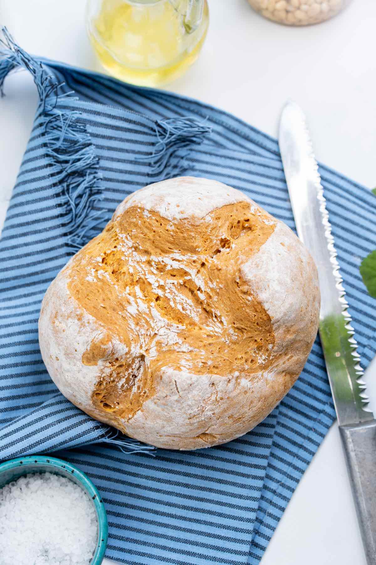 baked bread without dairy.