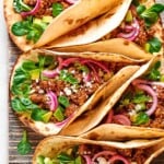 ground chicken tacos recipe.
