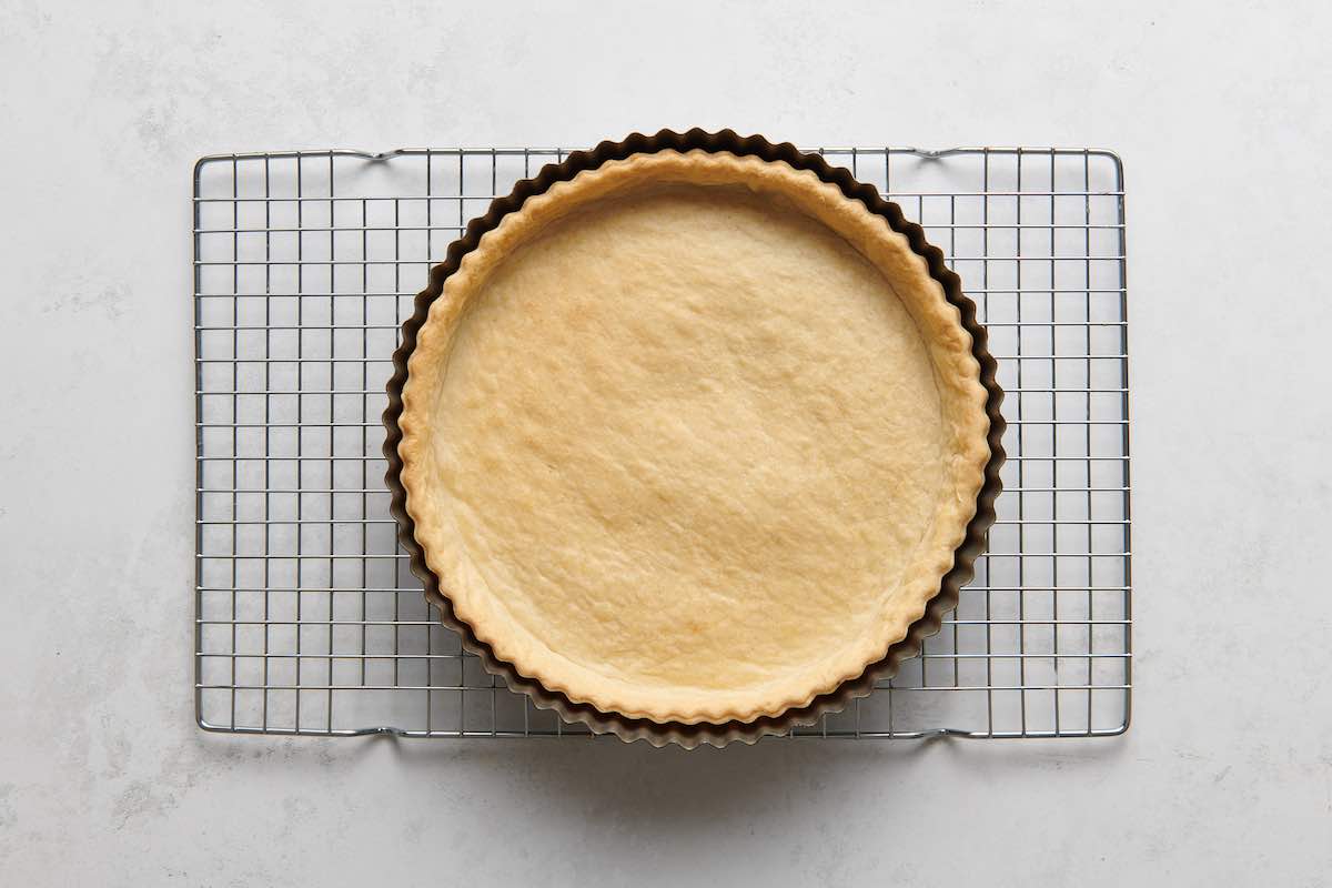 blind baked pie crust.