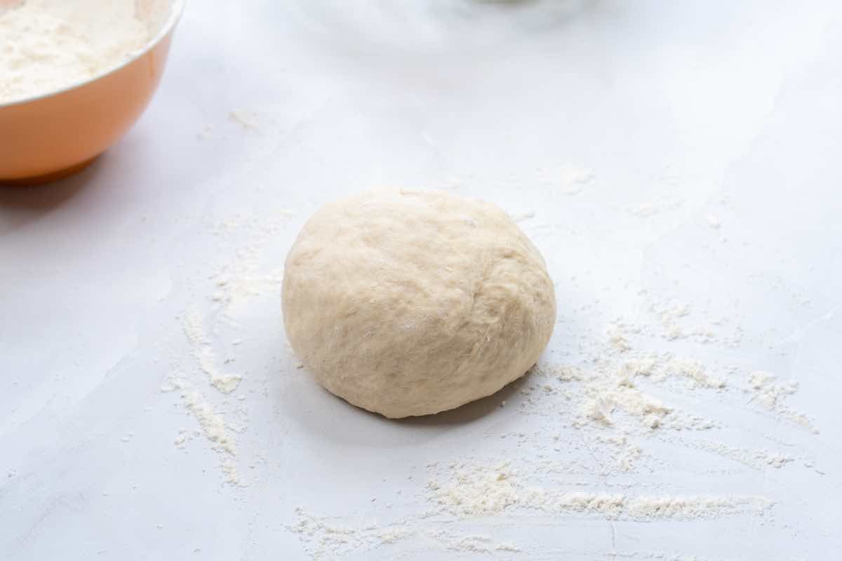 ball of dough.