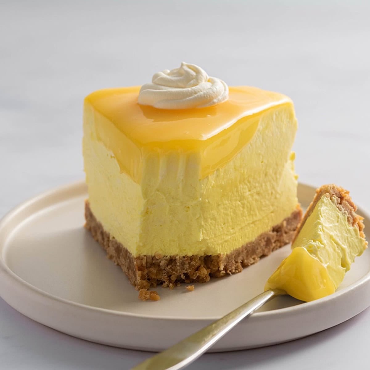 No Bake Lemon Cheesecake