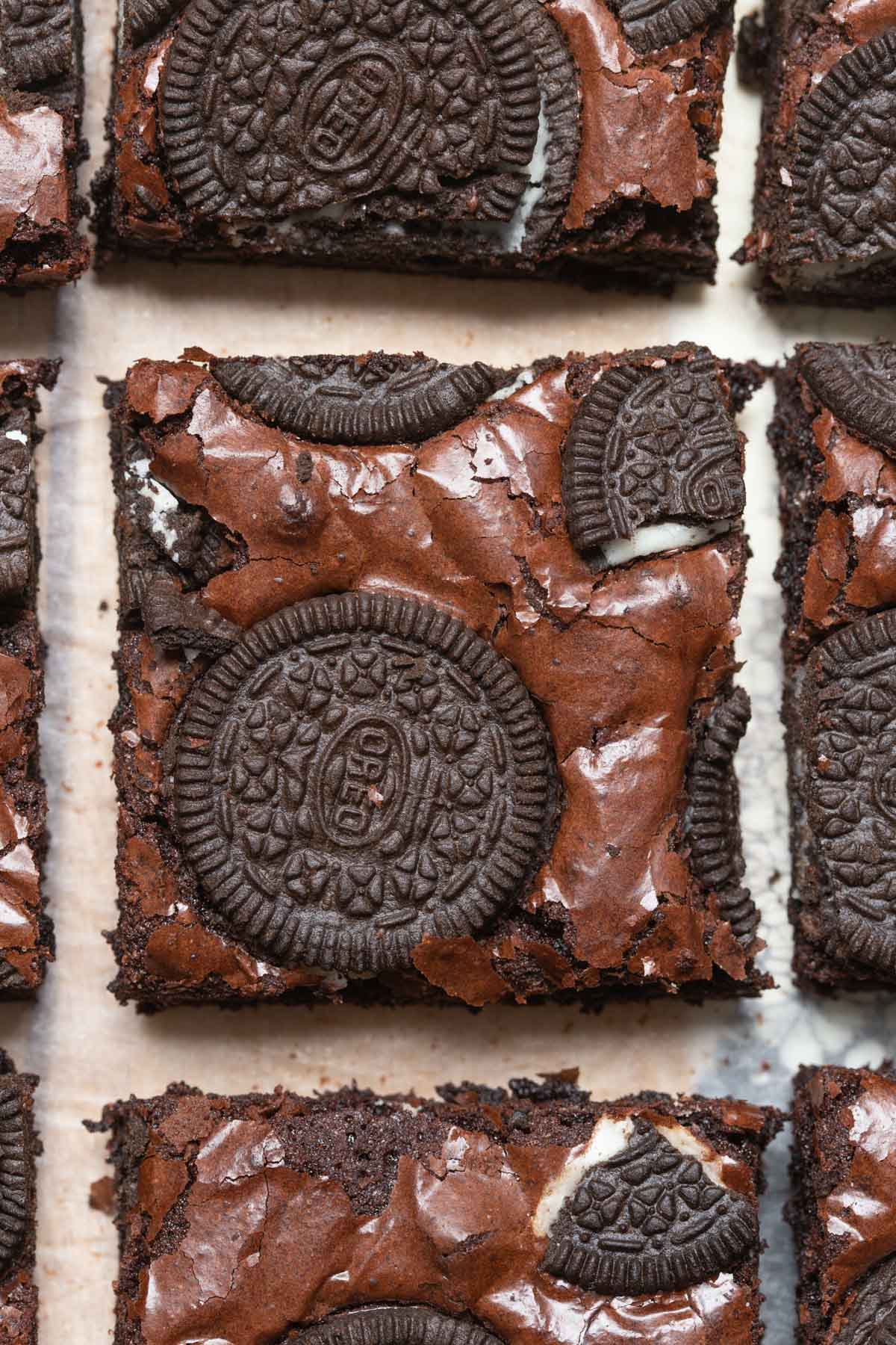 Oreo brownies.