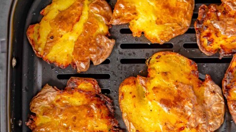 air fryer smashed potatoes recipe.