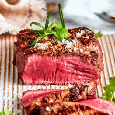 black and blue steak recipe.