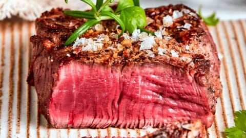 Black And Blue Steak
