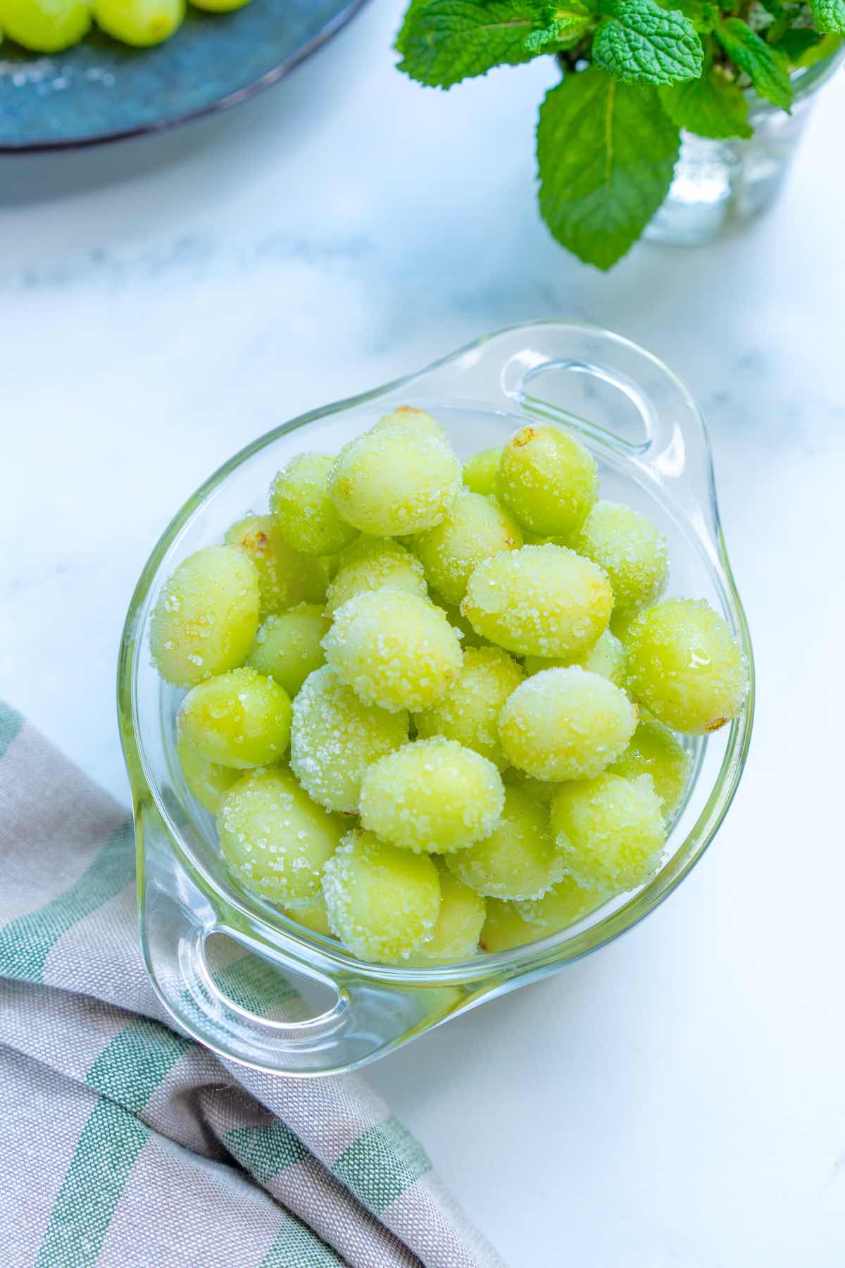 candied grapes.