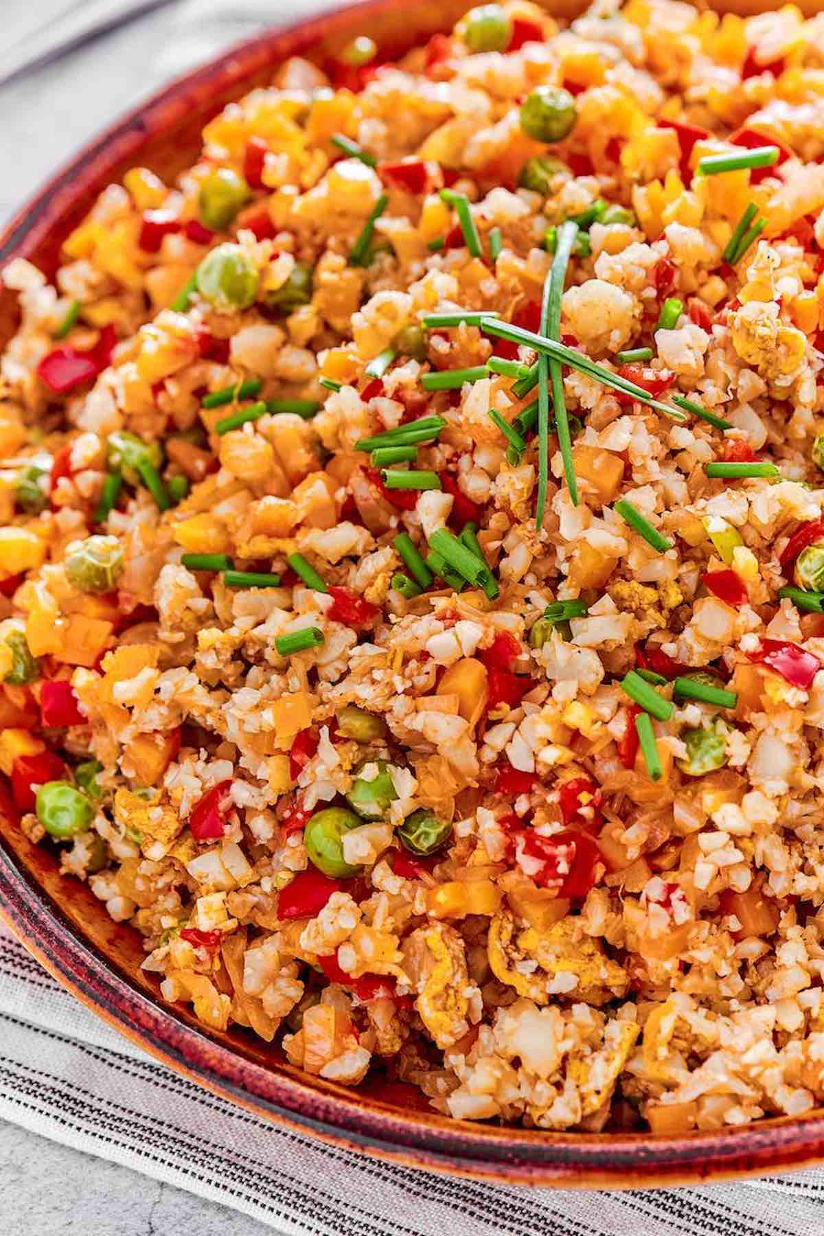 fried cauliflower rice.