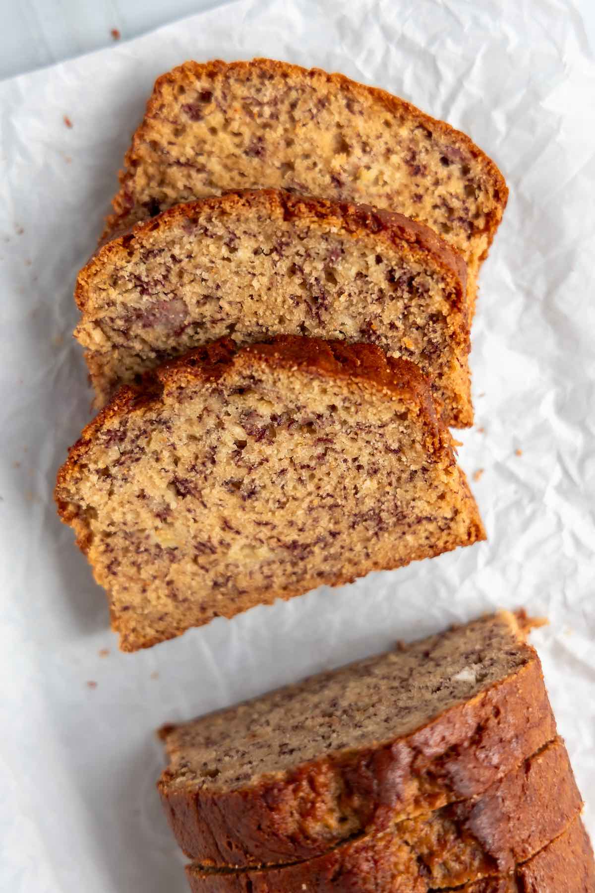 eggless banana bread.