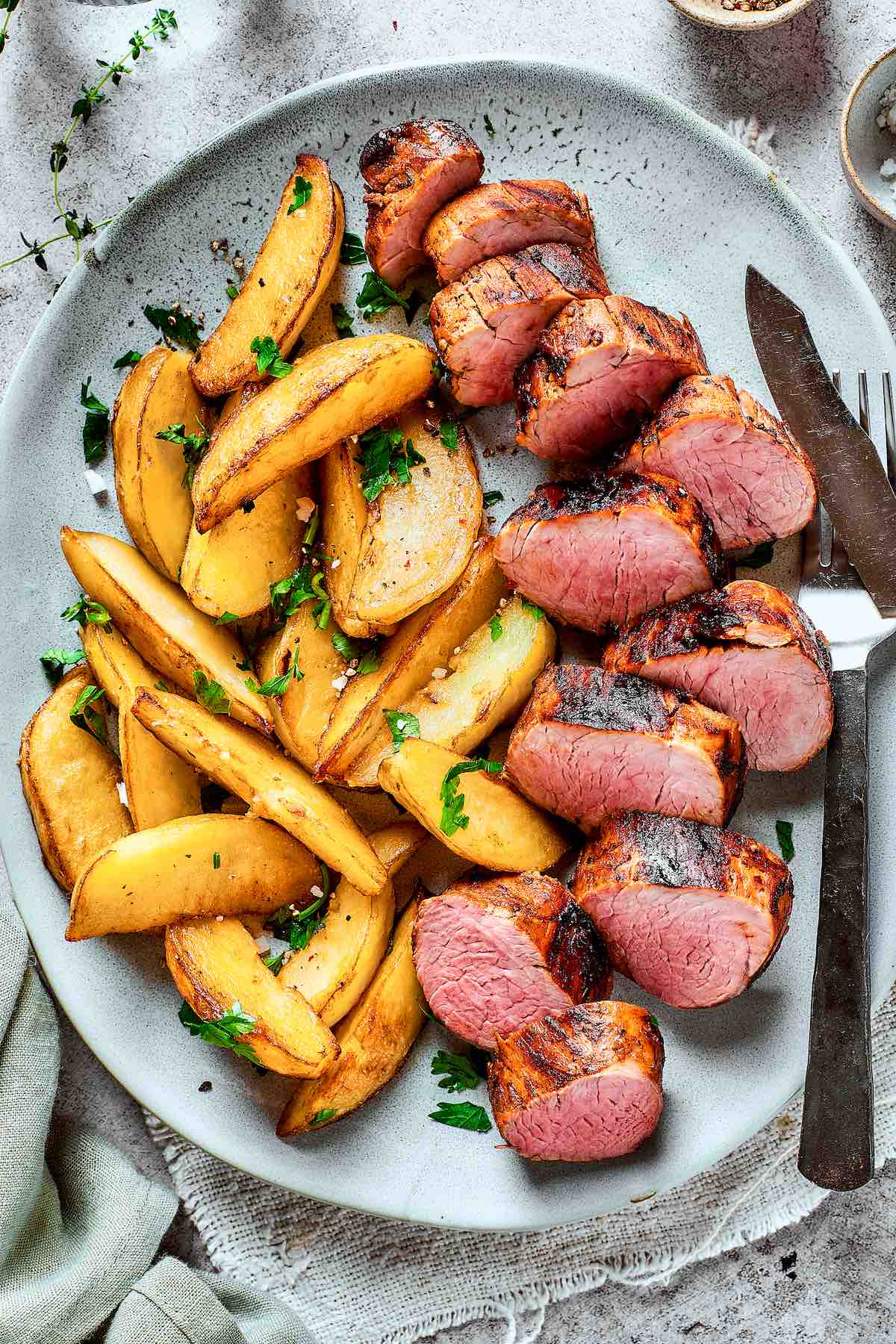grilled pork tenderloin.