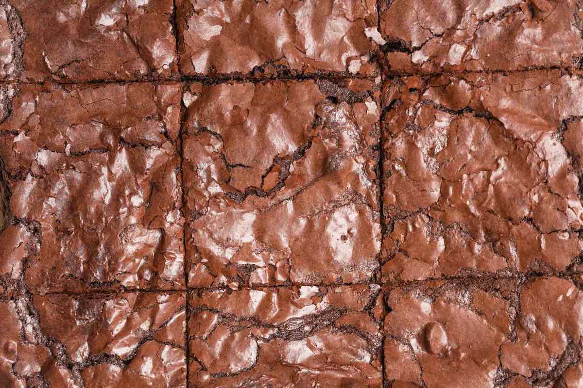 baked egg-free brownies.