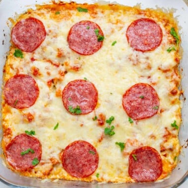 keto pizza casserole recipe.
