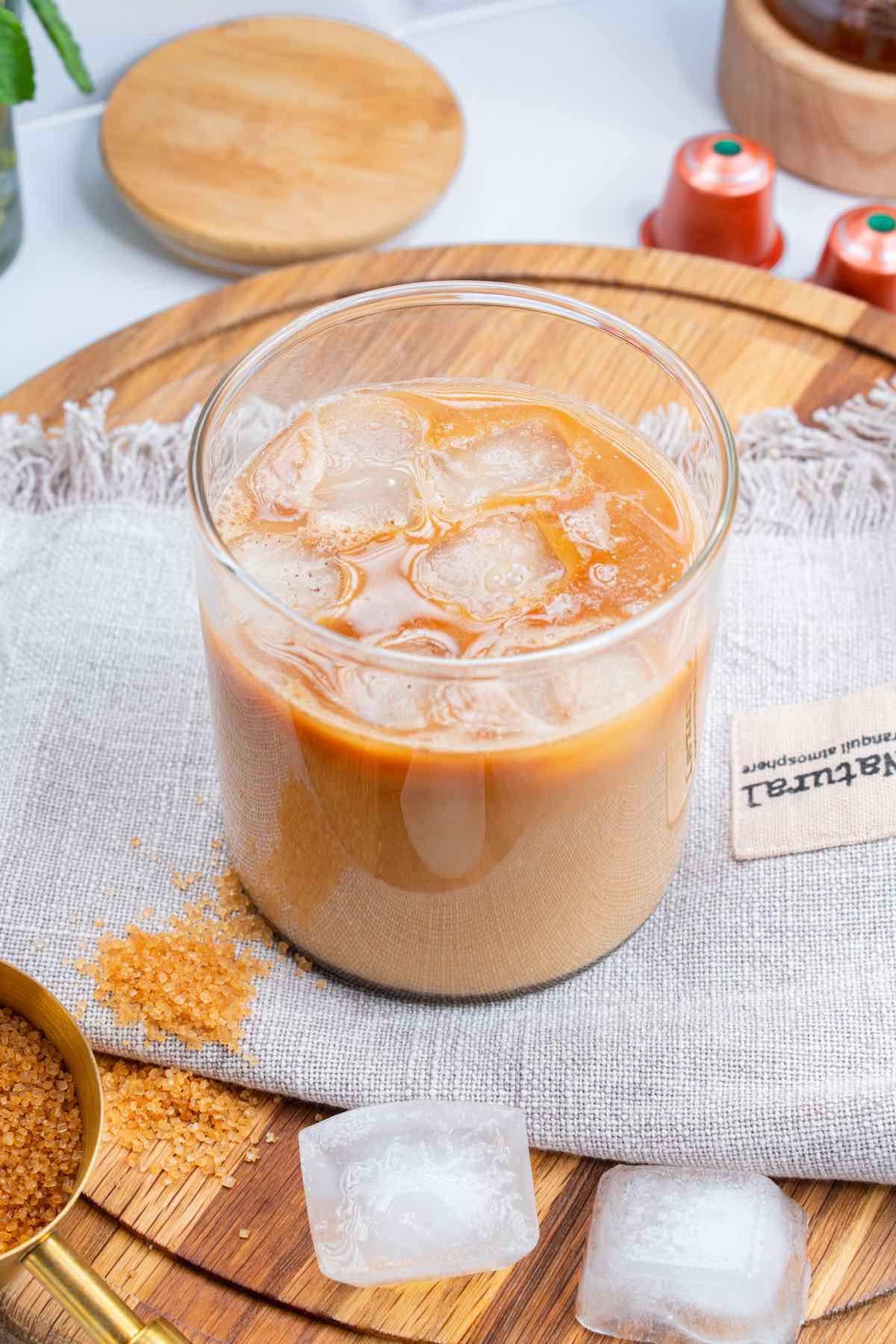 high protein iced coffee.