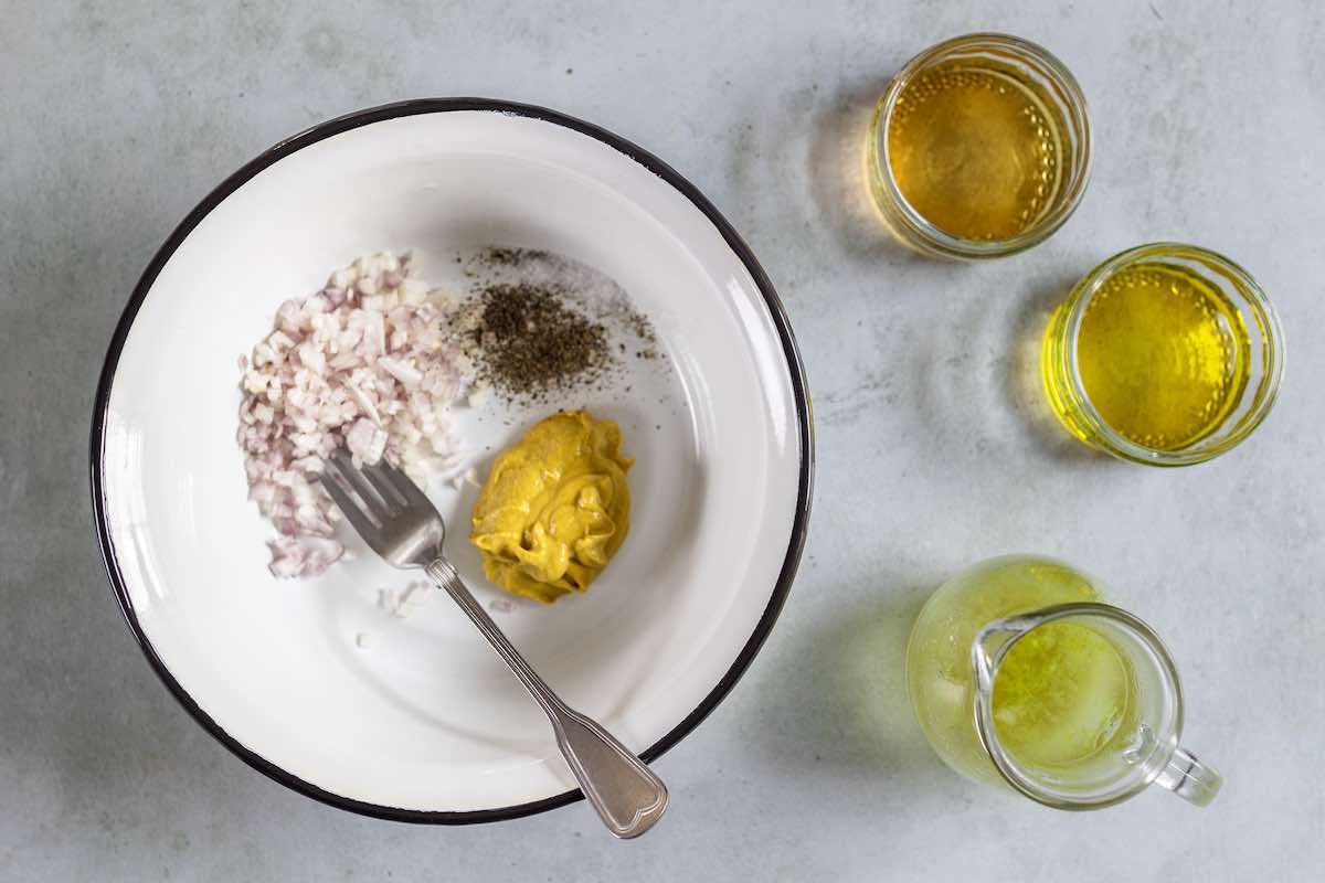 onion, mustard, and black pepper.