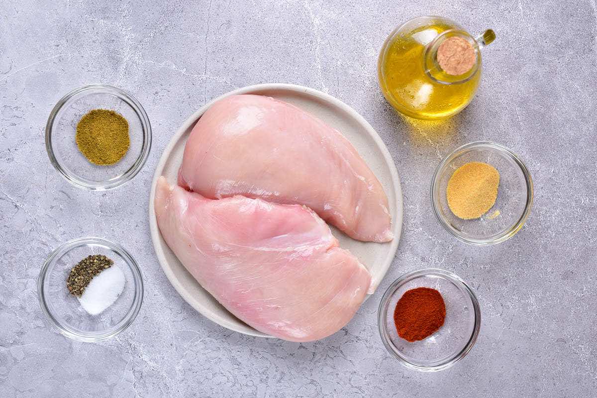 air fryer chicken breast ingredients.