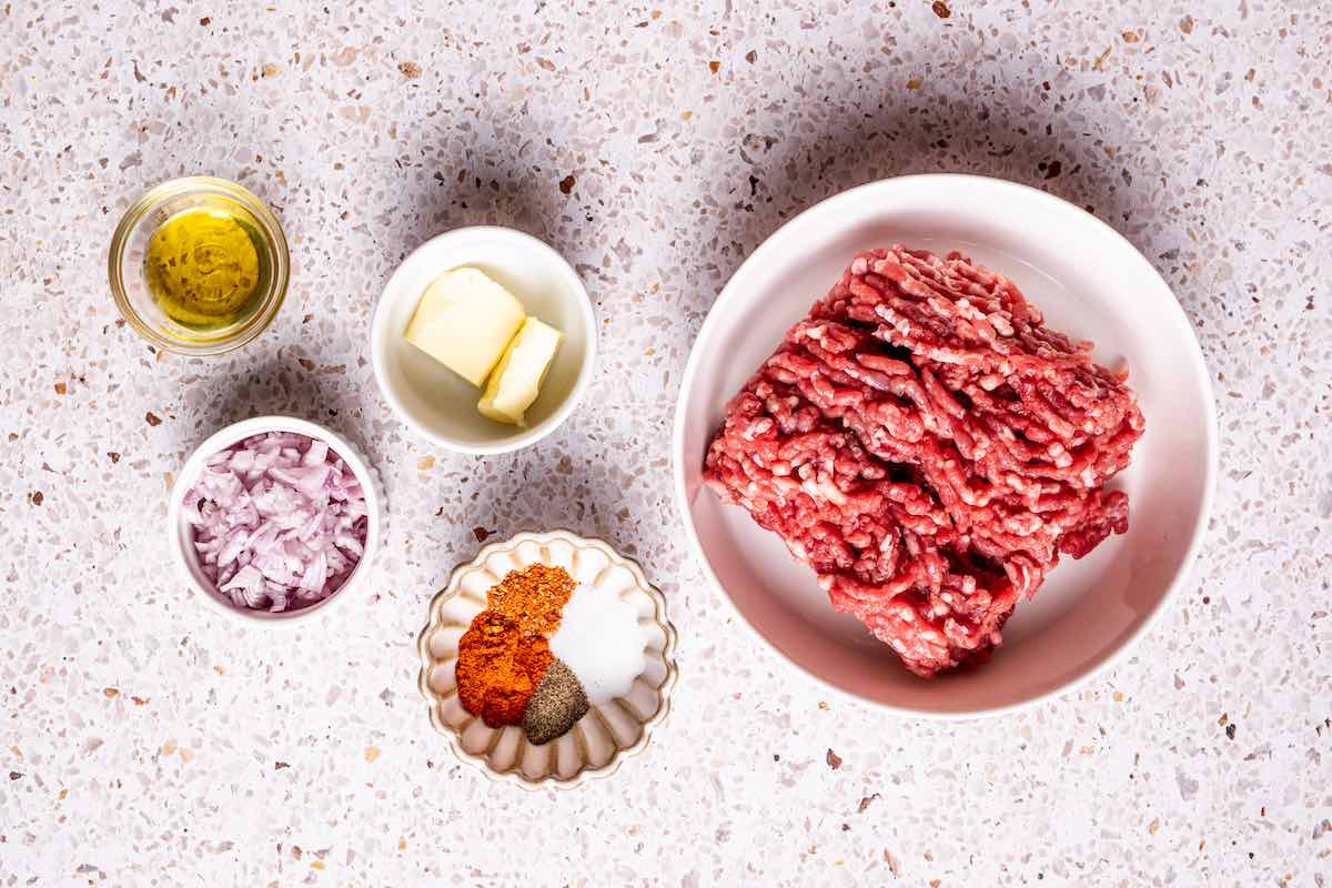 bison burger ingredients.