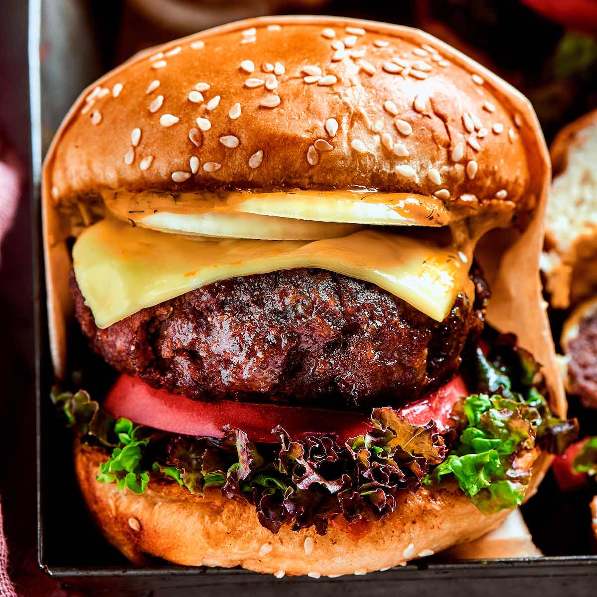 Juicy Bison Burgers