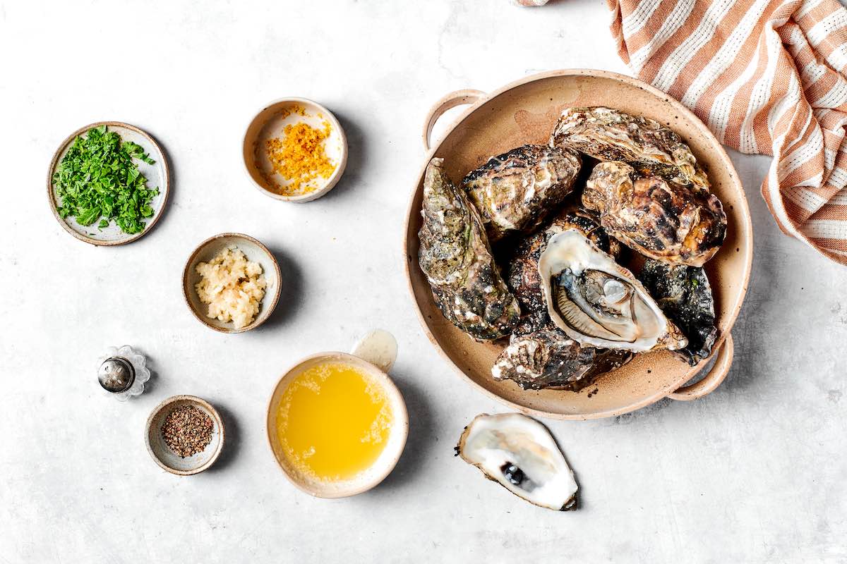 grilled oysters ingredients.