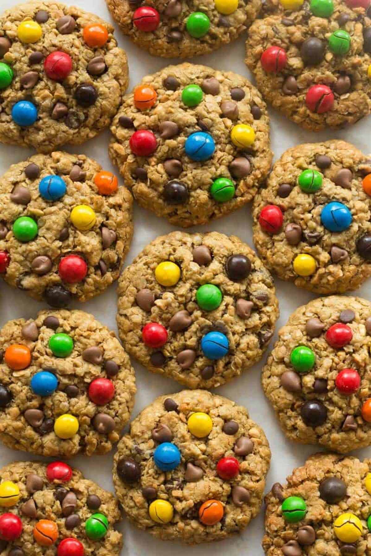 healthy monster cookies.