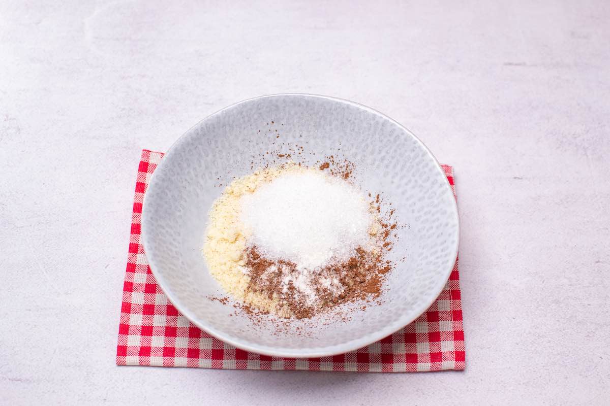 dry ingredient in a bowl.