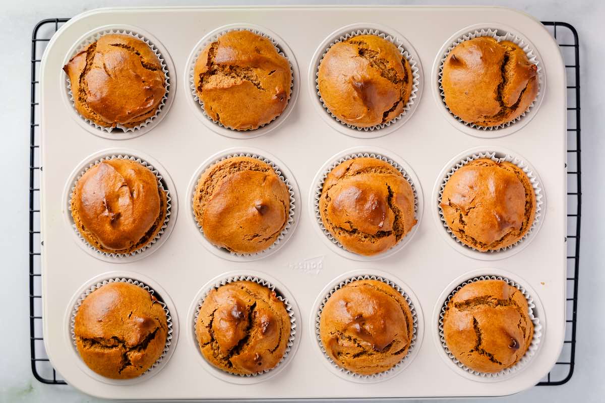 baked sweet potato muffins.