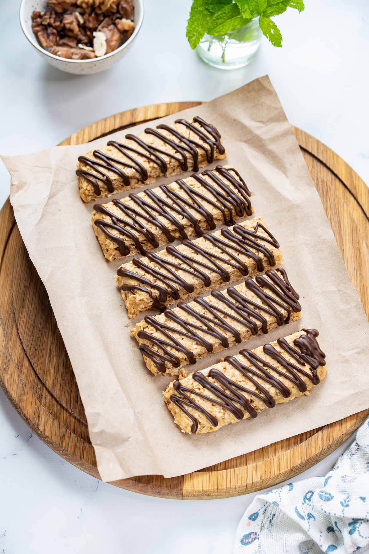 oatmeal protein bars.