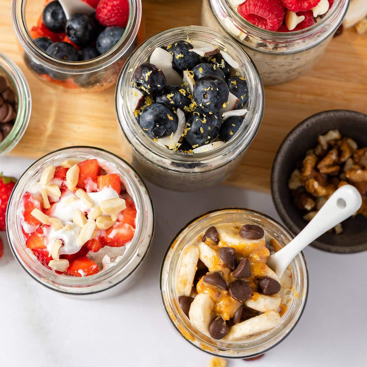 Overnight Oats With Protein Powder {45g Protein}
