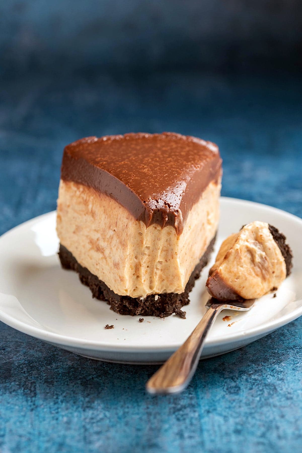 peanut butter cheesecake.