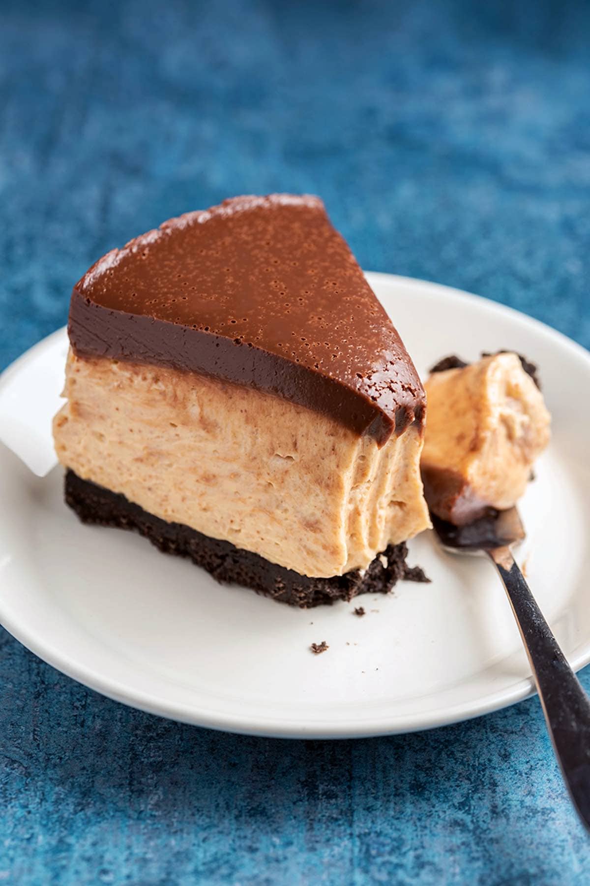 no bake peanut butter cheesecake.