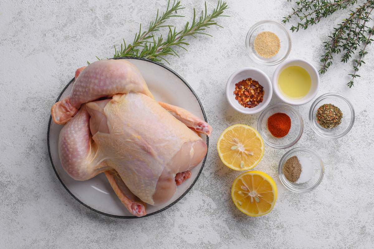 roasted cornish hen ingredients.