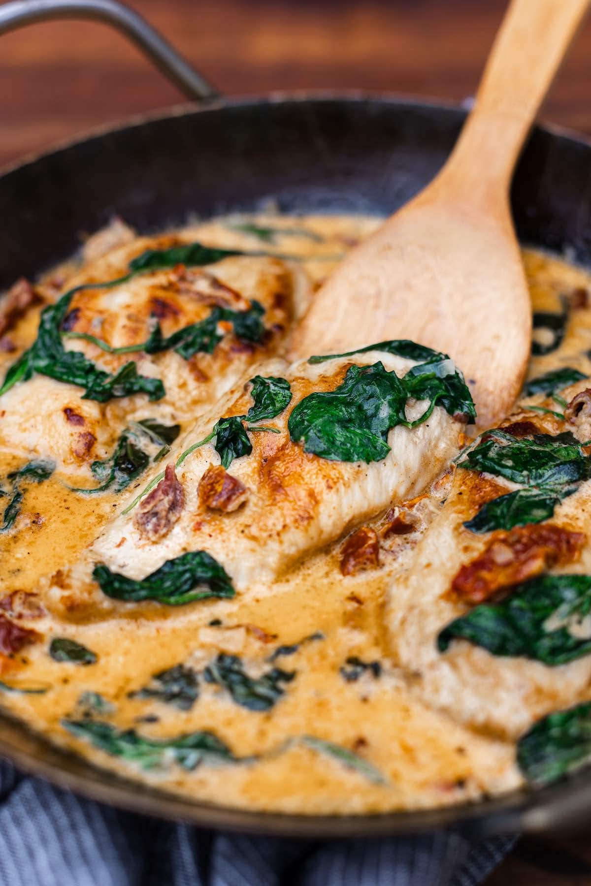 Tuscan chicken recipe. 