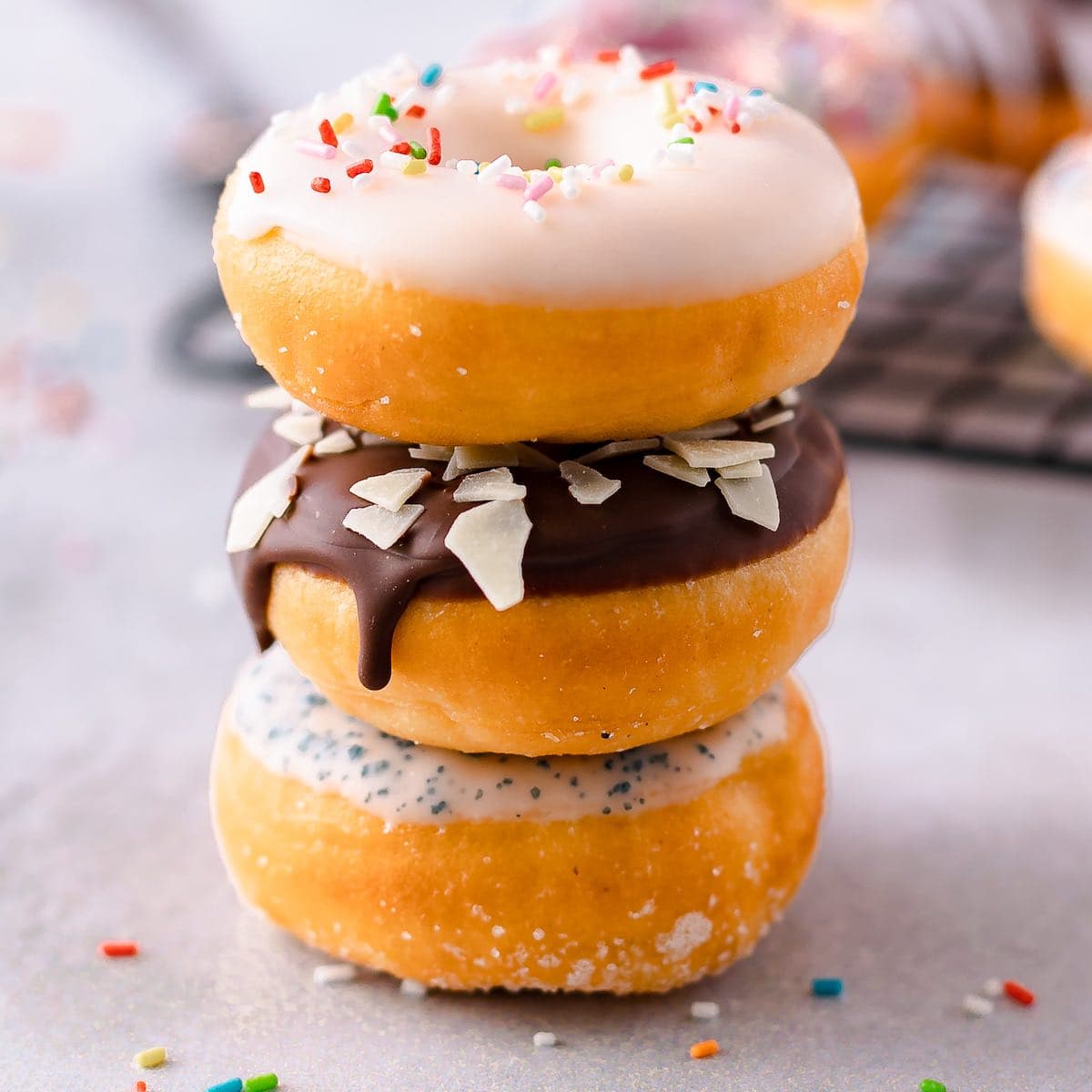 Air Fryer Donuts {from scratch}