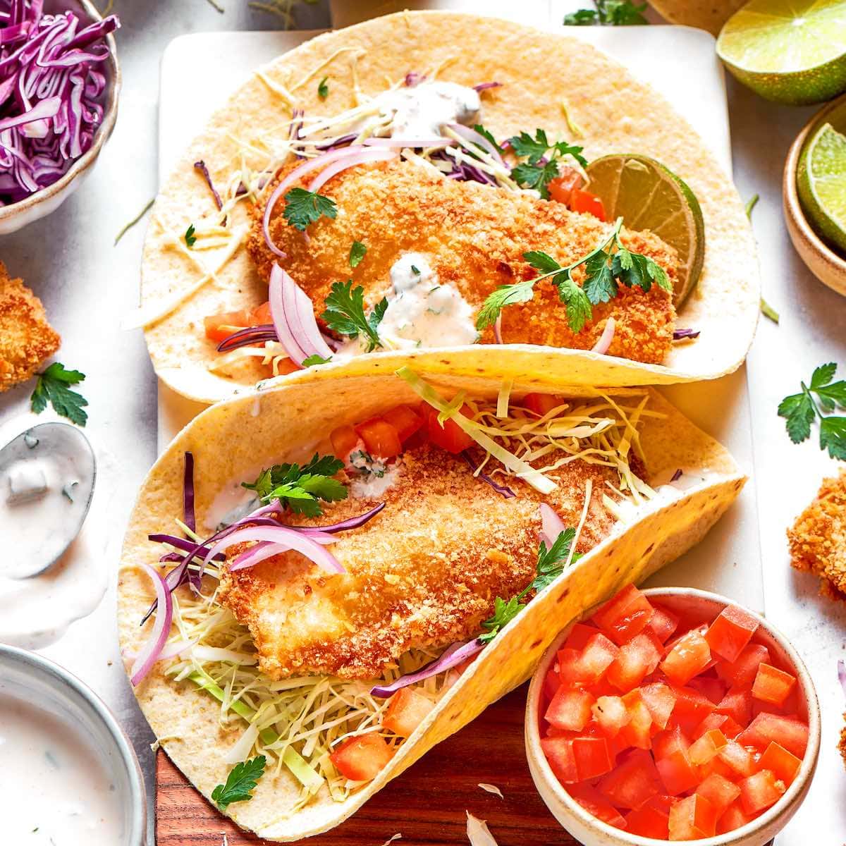 Air Fryer Fish Tacos