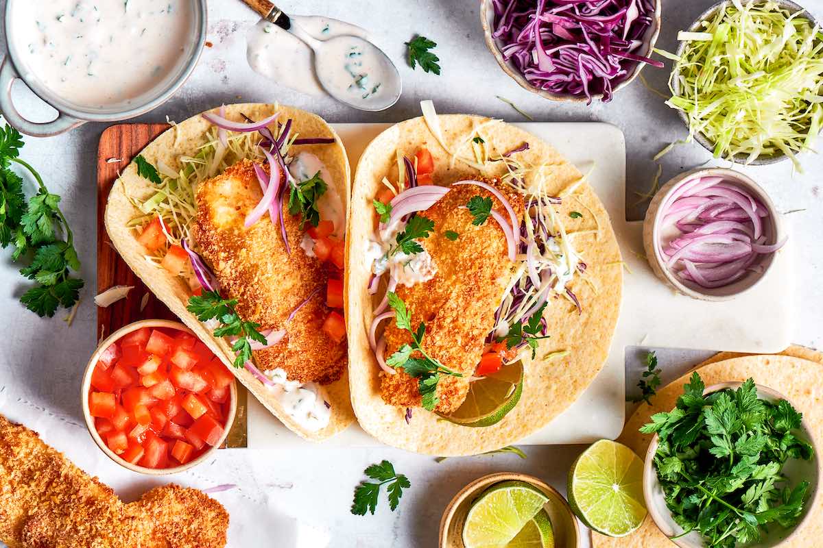 air fryer fish tacos.