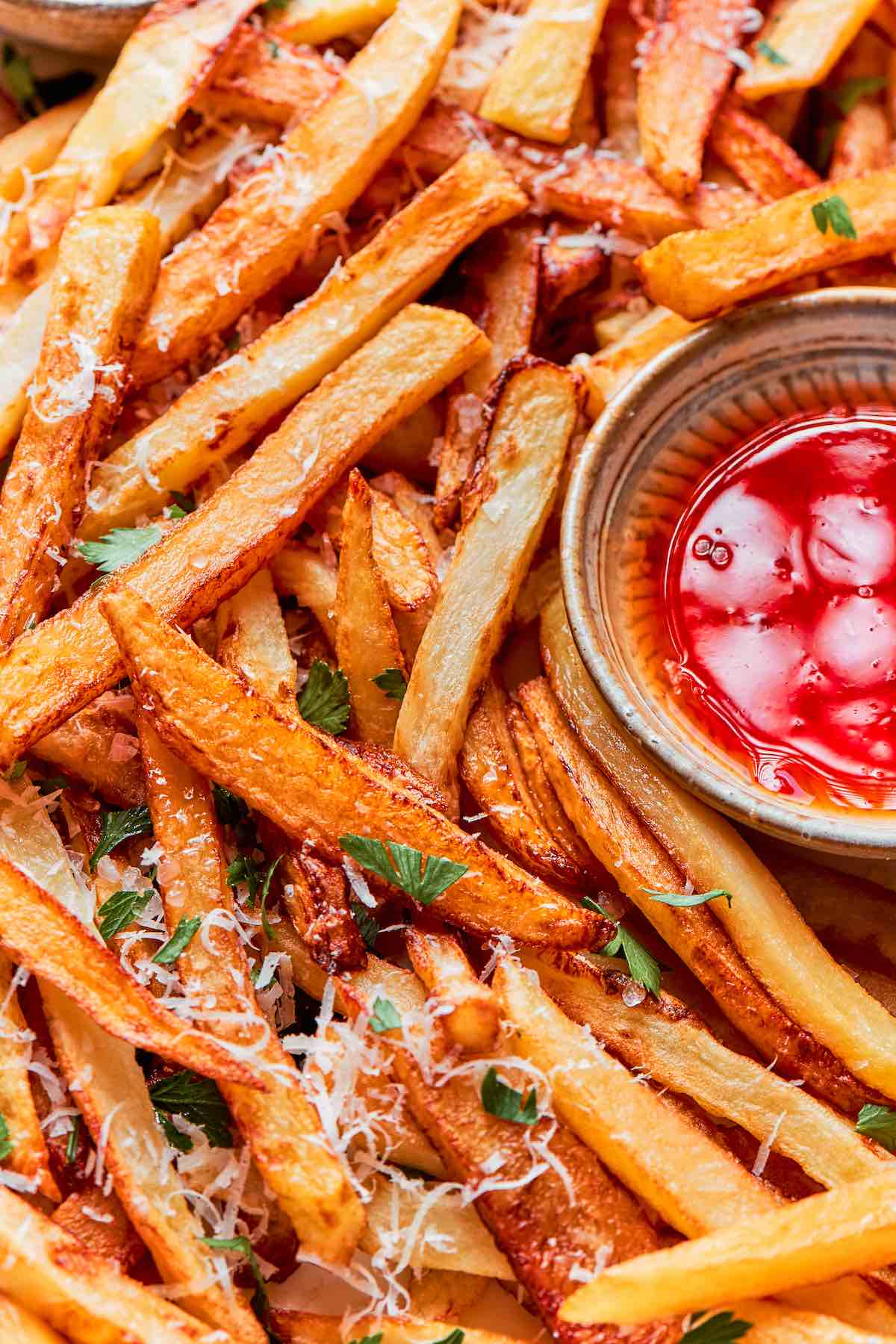 air fryer French fries.