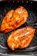 Juicy Air Fryer Frozen Chicken Breast {No Thawing} - The Big Man's World