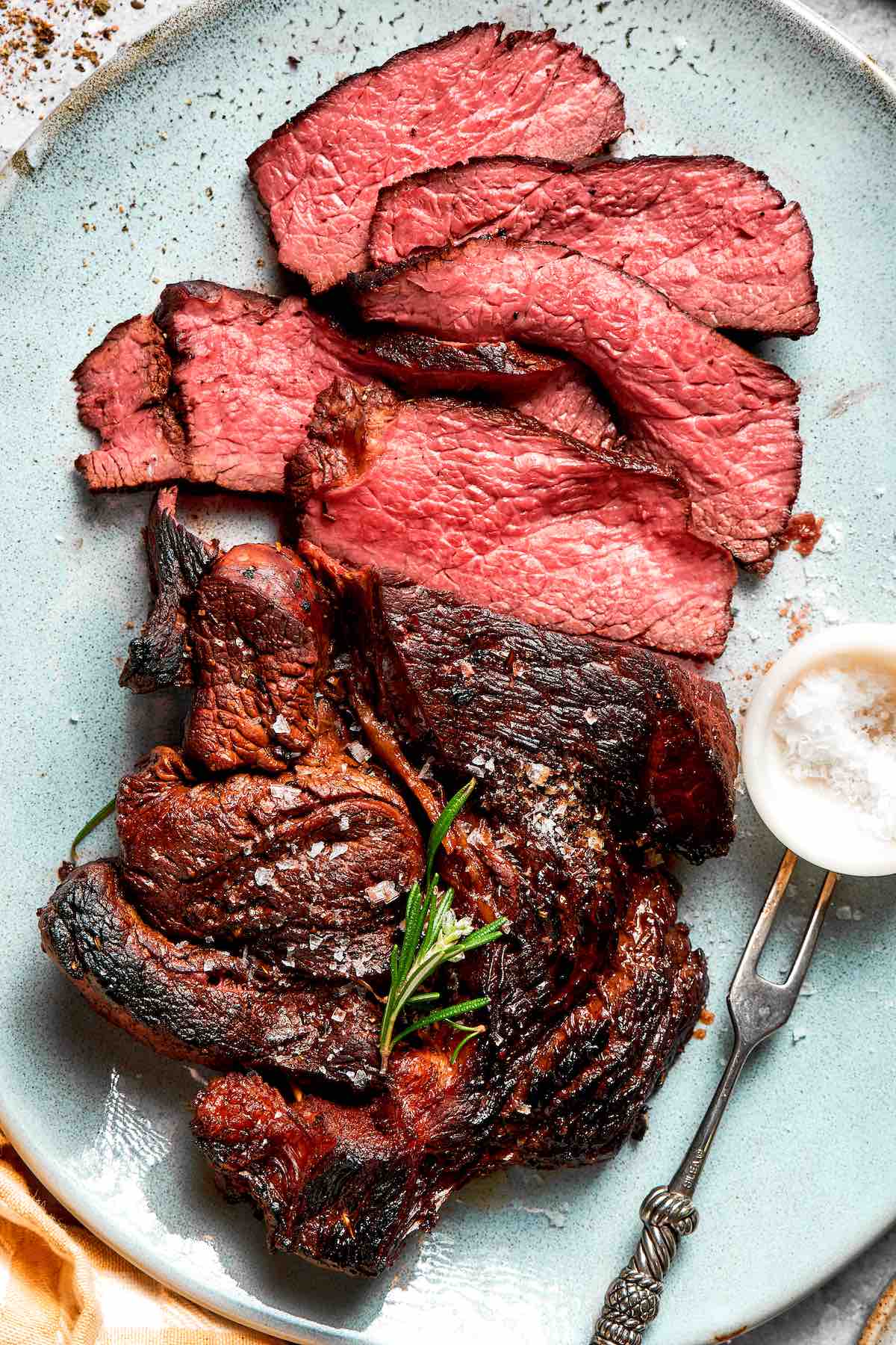 grilled chuck roast.