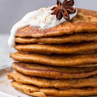 pumpkin protein pancakes recipe.