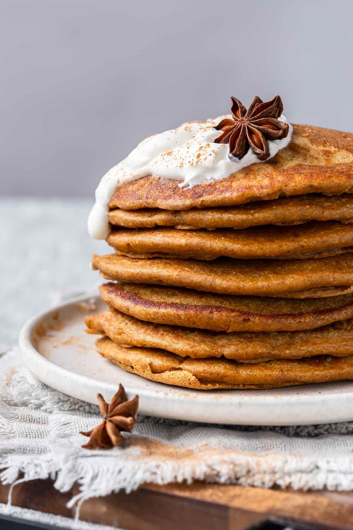 pumpkin protein pancakes.