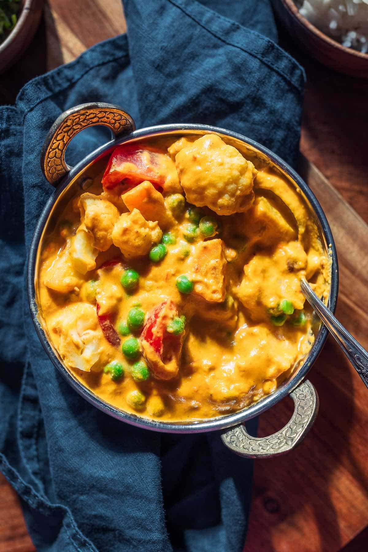 vegetable korma.